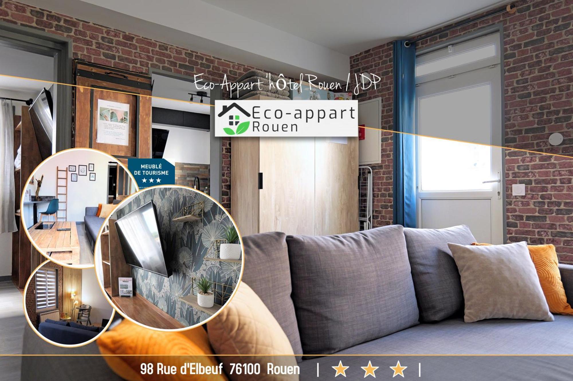 Eco-Appart'Hotel Rouen - Jdp Esterno foto